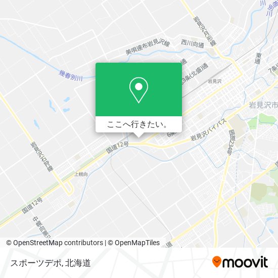 スポーツデポ地図