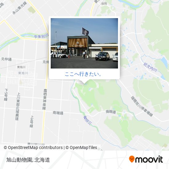 旭山動物園地図