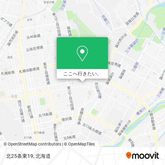 北25条東19地図