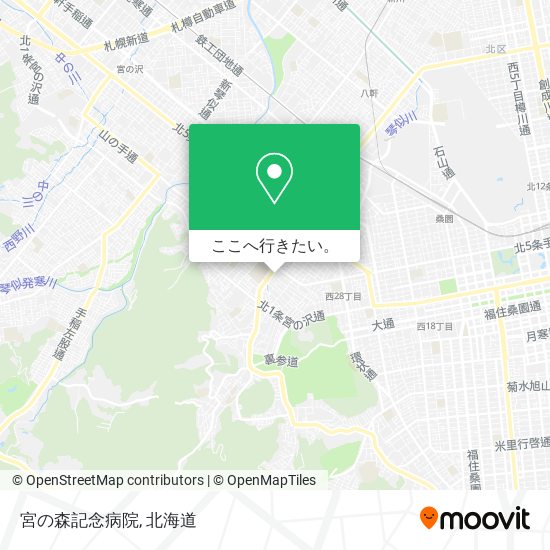 宮の森記念病院地図