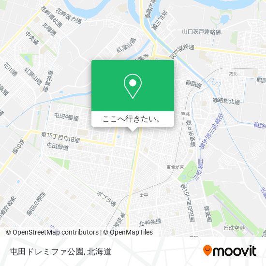 屯田ドレミファ公園地図