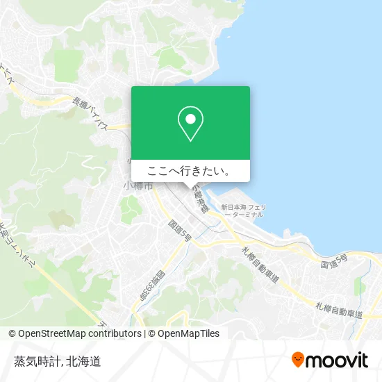 蒸気時計地図