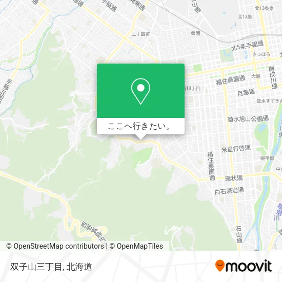 双子山三丁目地図