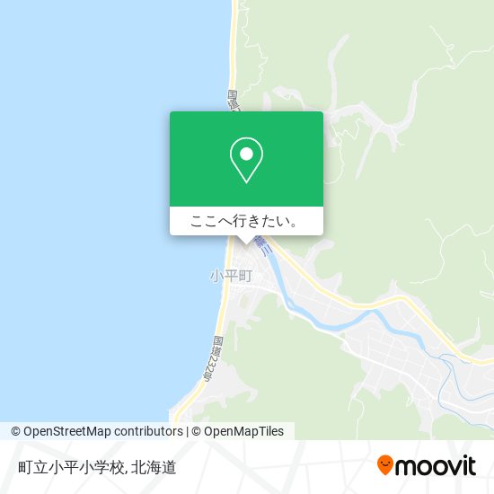 町立小平小学校地図