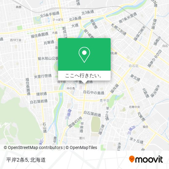 平岸2条5地図