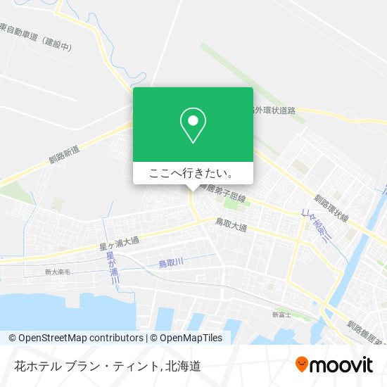 花ホテル ブラン・ティント地図