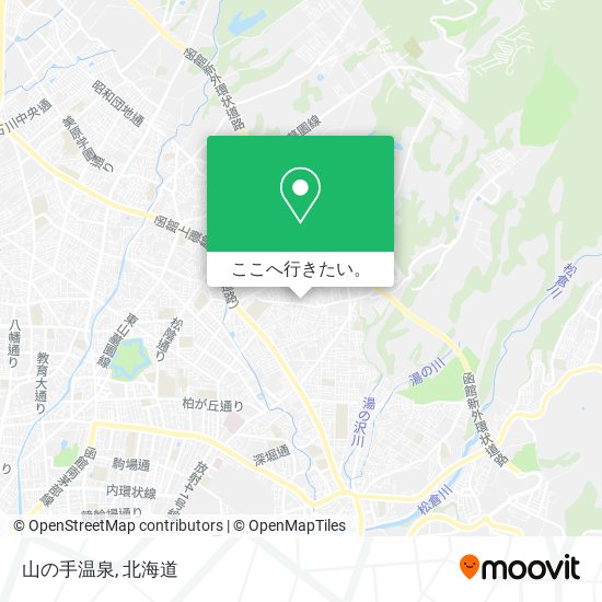 山の手温泉地図