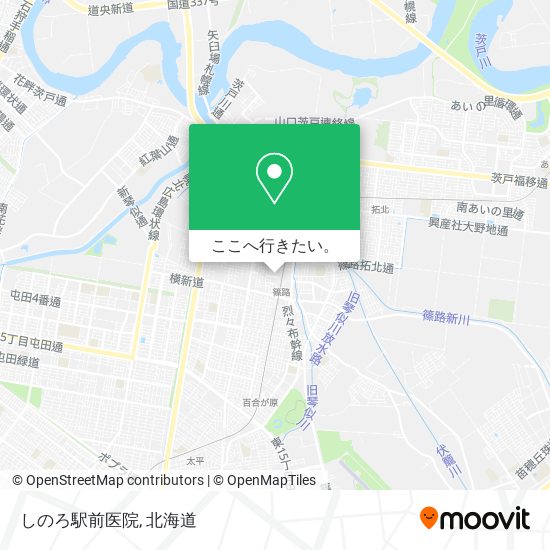 しのろ駅前医院地図