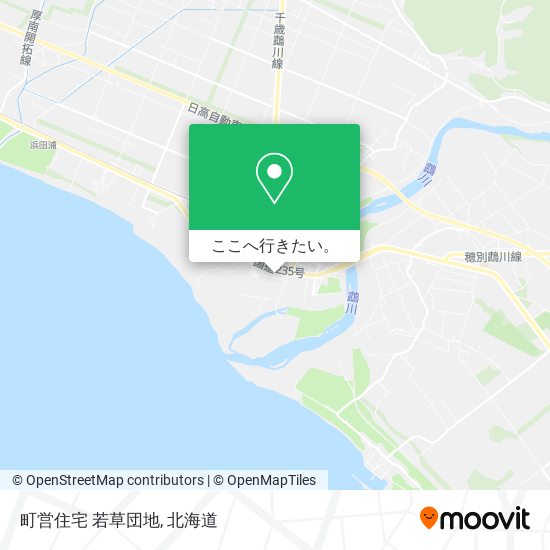 町営住宅 若草団地地図