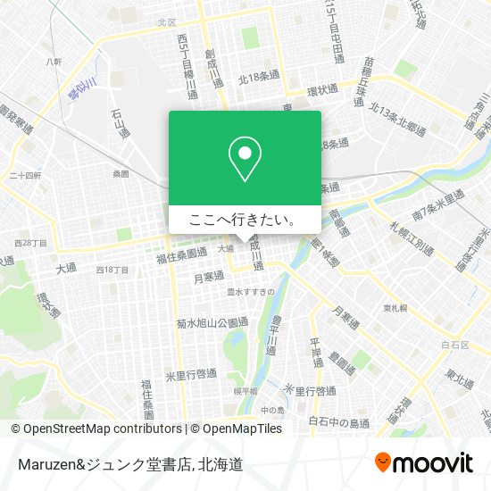 Maruzen&ジュンク堂書店地図