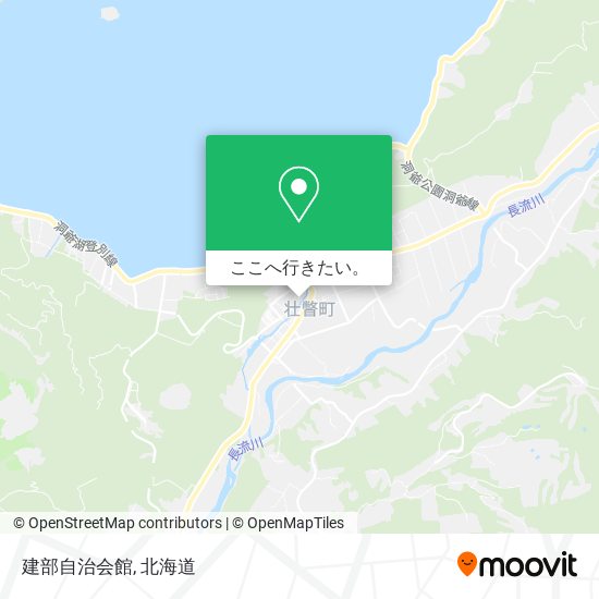 建部自治会館地図