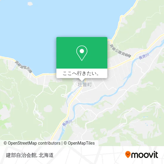 建部自治会館地図