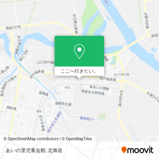 あいの里児童会館地図