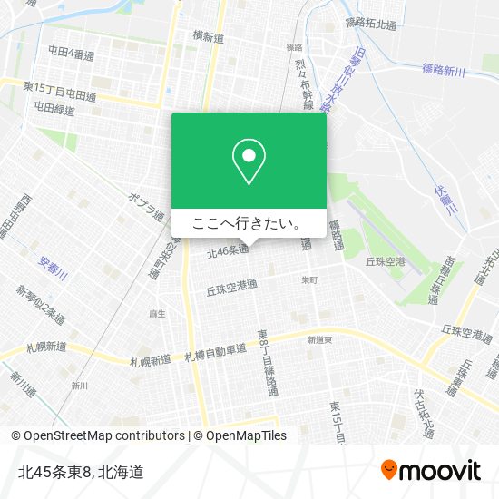 北45条東8地図