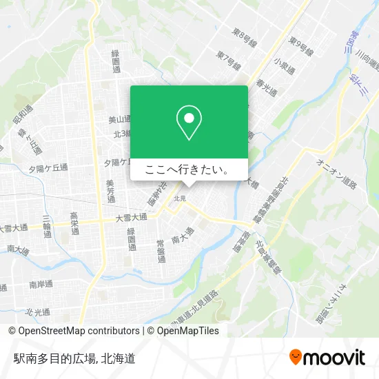 駅南多目的広場地図