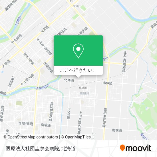 医療法人社団圭泉会病院地図