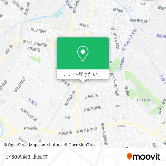 北50条東3地図