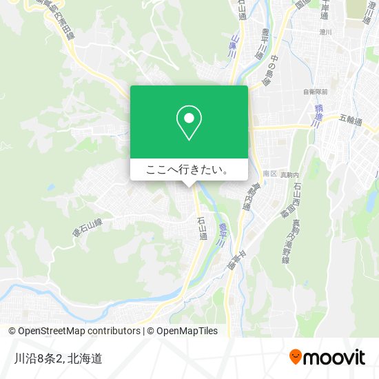 川沿8条2地図