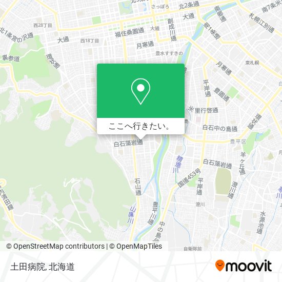 土田病院地図