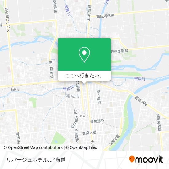 リバージュホテル地図