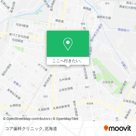 コア歯科クリニック地図