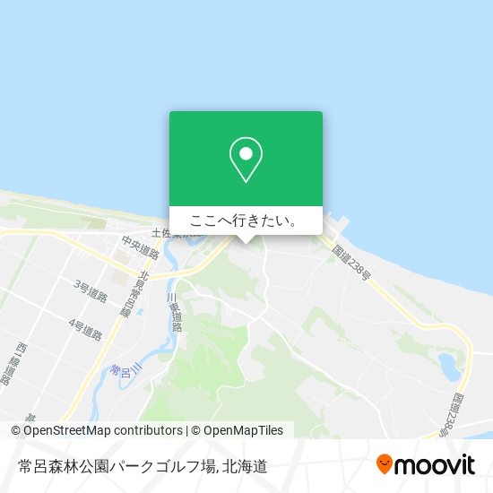 常呂森林公園パークゴルフ場地図