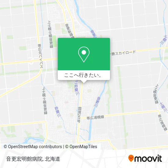 音更宏明館病院地図