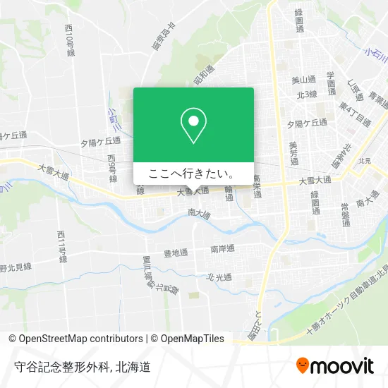 守谷記念整形外科地図