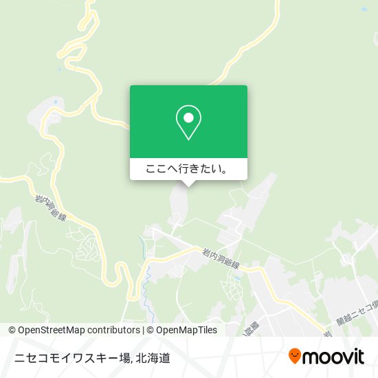 ニセコモイワスキー場地図