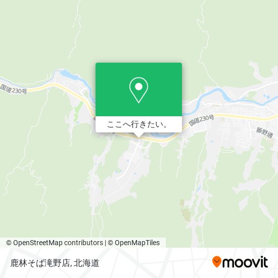 鹿林そば滝野店地図