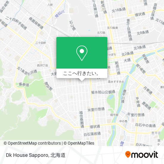 Dk House Sapporo地図