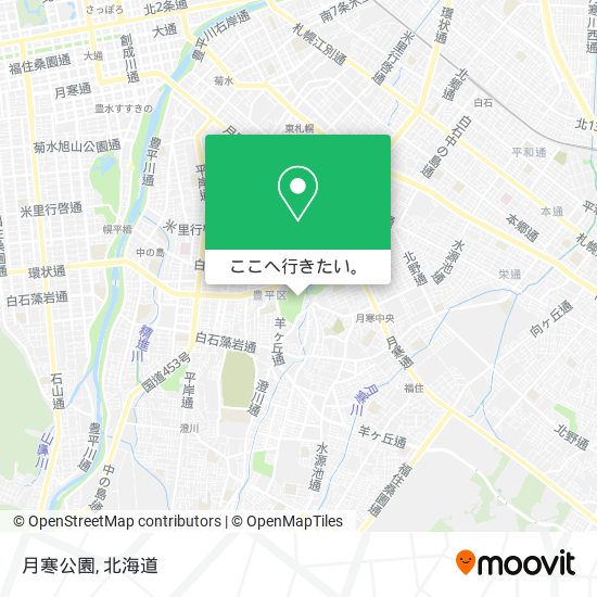 月寒公園地図