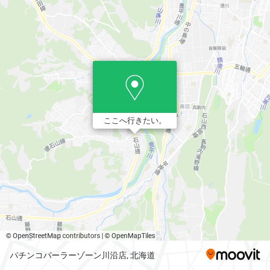 パチンコパーラーゾーン川沿店地図