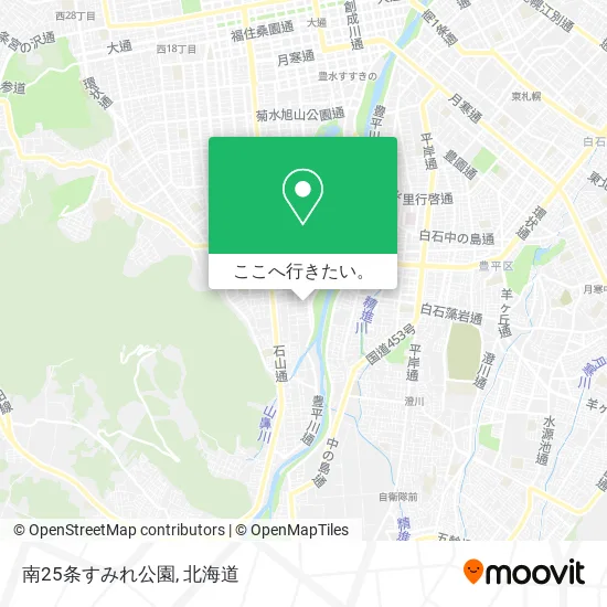 南25条すみれ公園地図