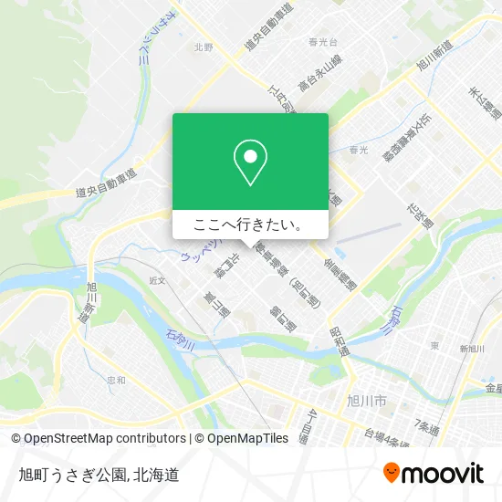 旭町うさぎ公園地図