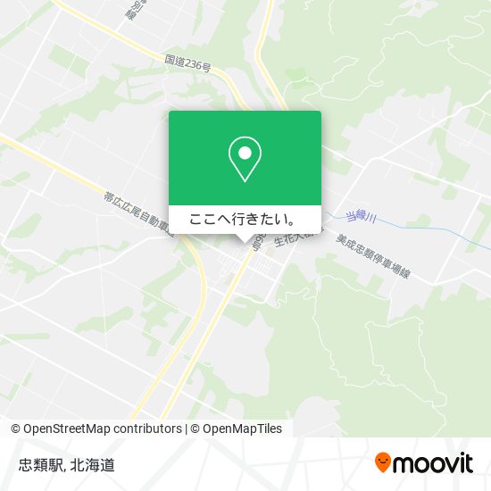 忠類駅地図