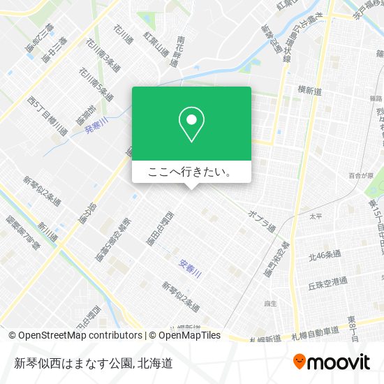 新琴似西はまなす公園地図