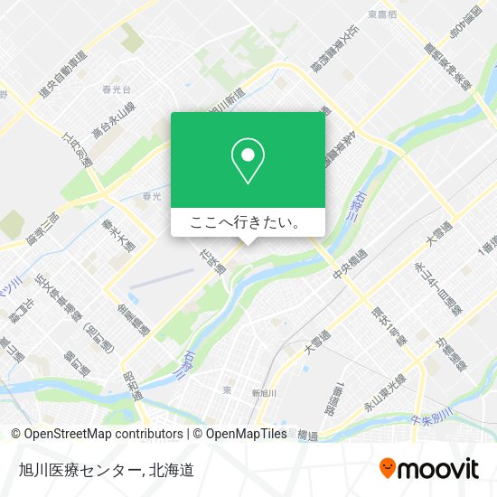 旭川医療センター地図
