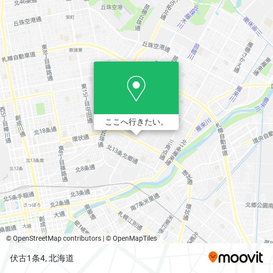 伏古1条4地図