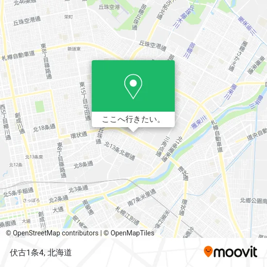 伏古1条4地図