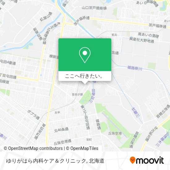 ゆりがはら内科ケア＆クリニック地図