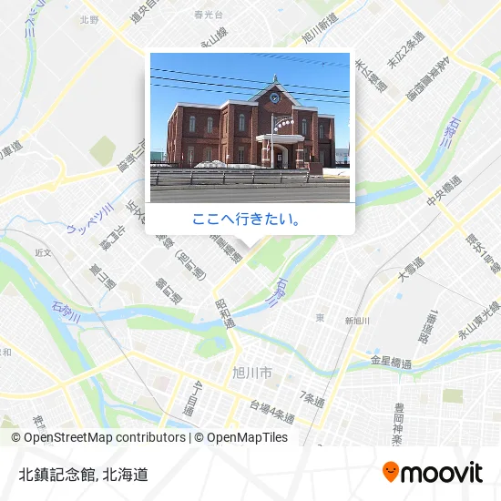 北鎮記念館地図