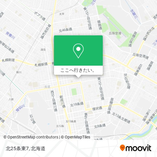 北25条東7地図