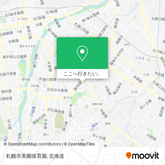 札幌市美園保育園地図