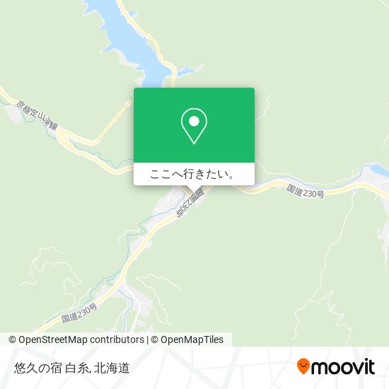 悠久の宿 白糸地図