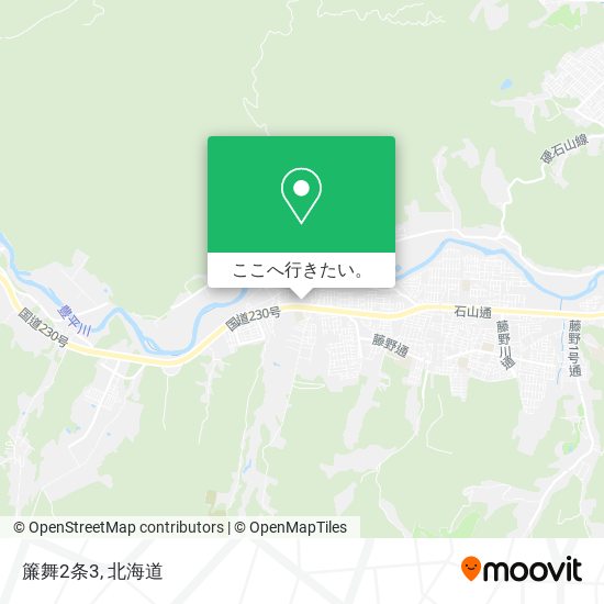 簾舞2条3地図