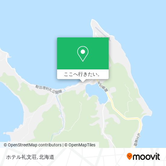 ホテル礼文荘地図