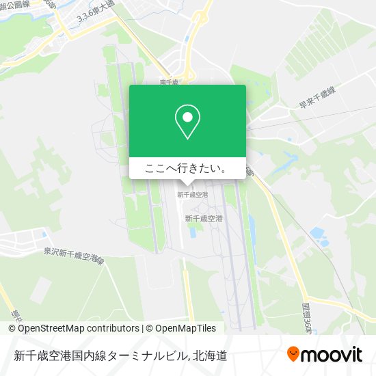新千歳空港国内線ターミナルビル地図