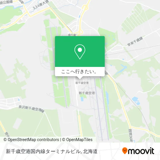 新千歳空港国内線ターミナルビル地図