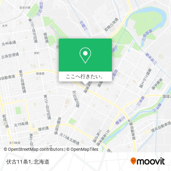 伏古11条1地図